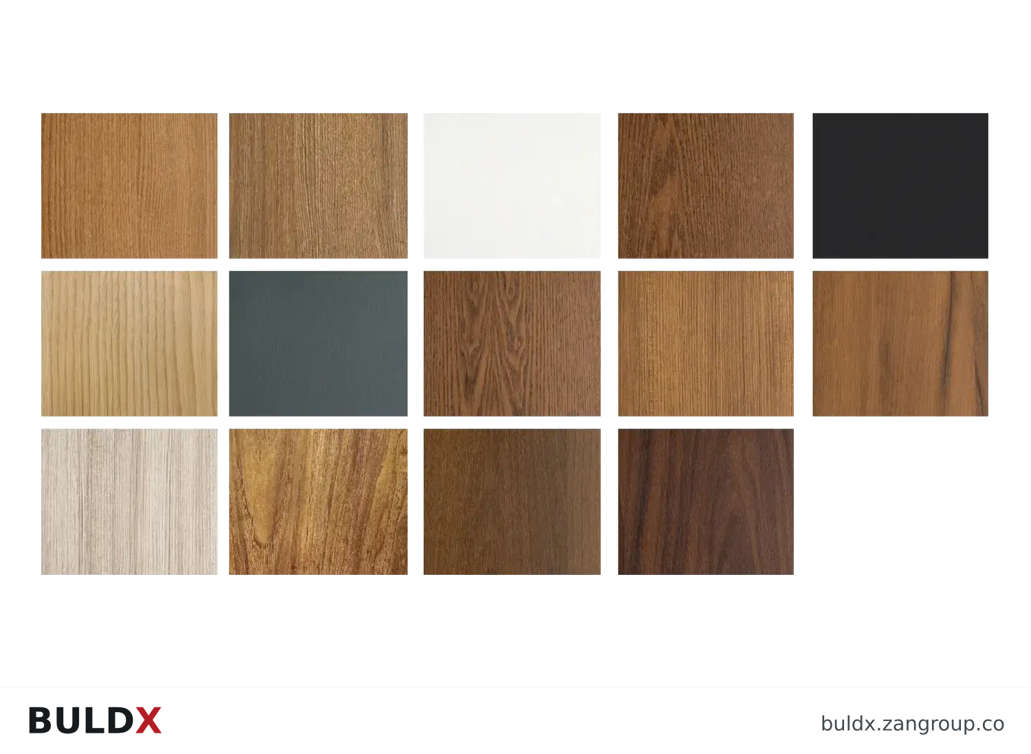 BULDX catalogue illustration: Interior Cladding Finish Collection, code BDX-FC-INT