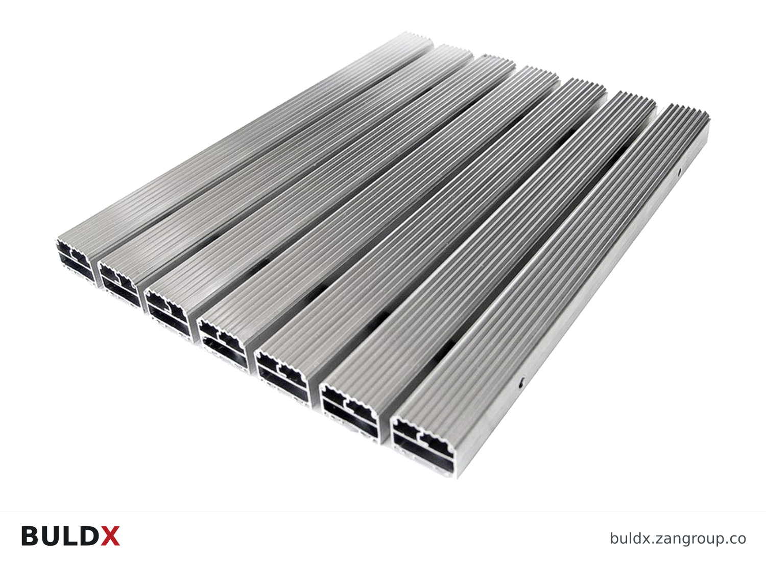 BULDX catalogue illustration of Full Aluminium Scraper Entrance Mat, code BDX-EM-T25
