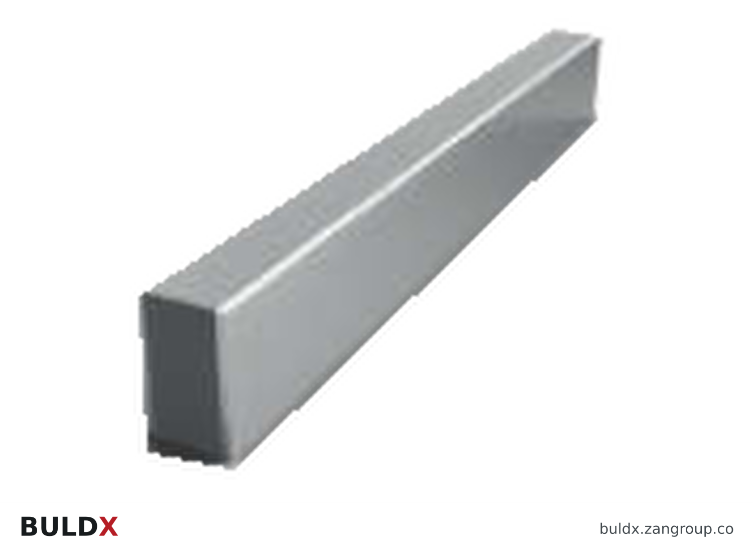 BULDX catalogue illustration: Vulcanized movement control Profile · 10 × 15 mm, code BDX-MC-BCDK-1015
