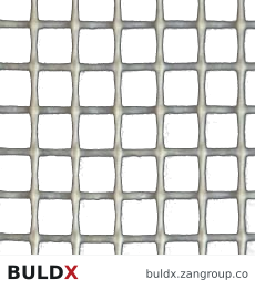 BULDX catalogue illustration of Render Reinforcement Mesh · 101 g/m² · 1000 mm, code BDX-RM-GF-101-1000-50