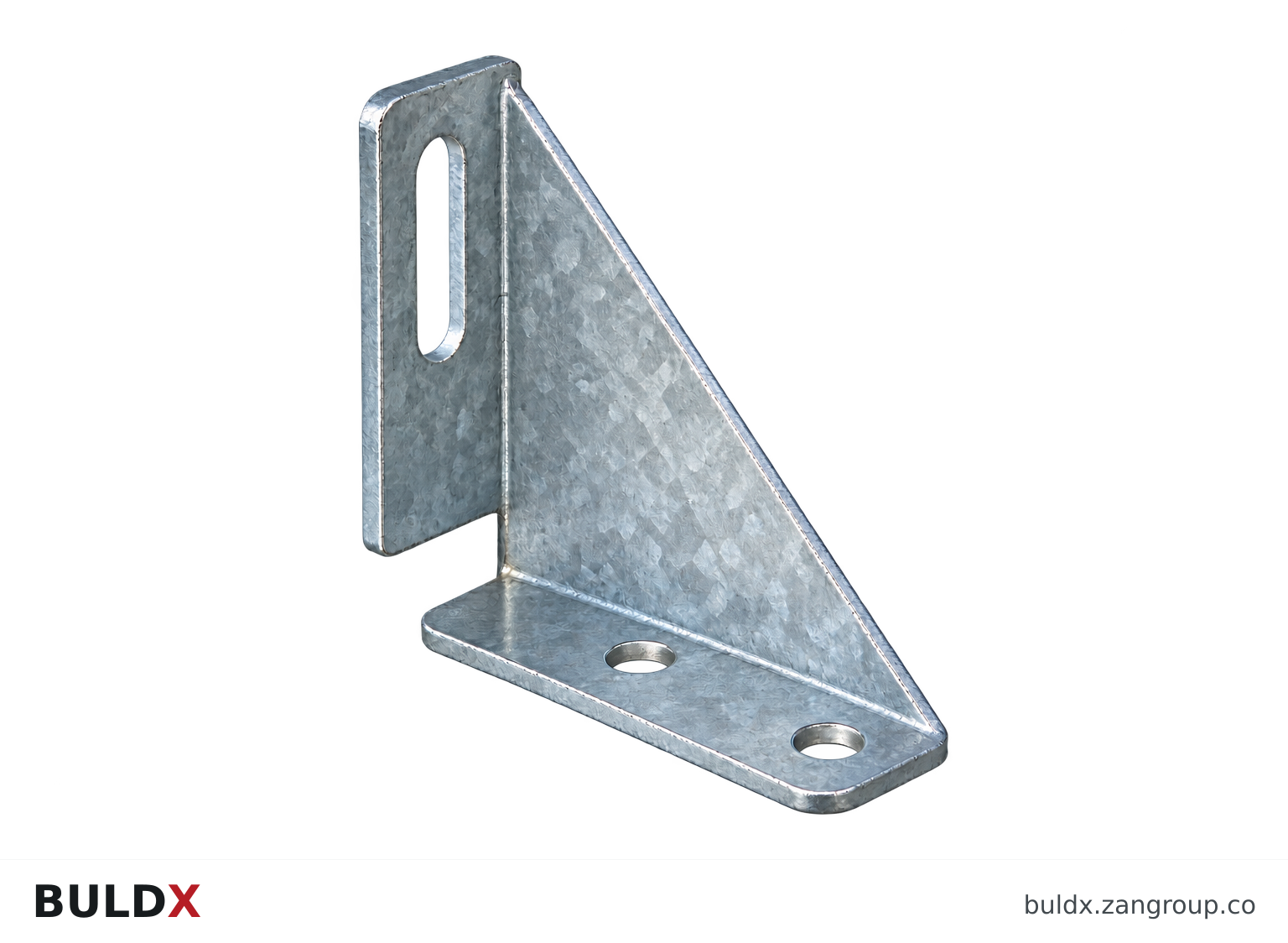 BULDX catalogue illustration of 120 × 120 mm Slab-Joint Support Bracket, code BDX-SJ-SUP-120