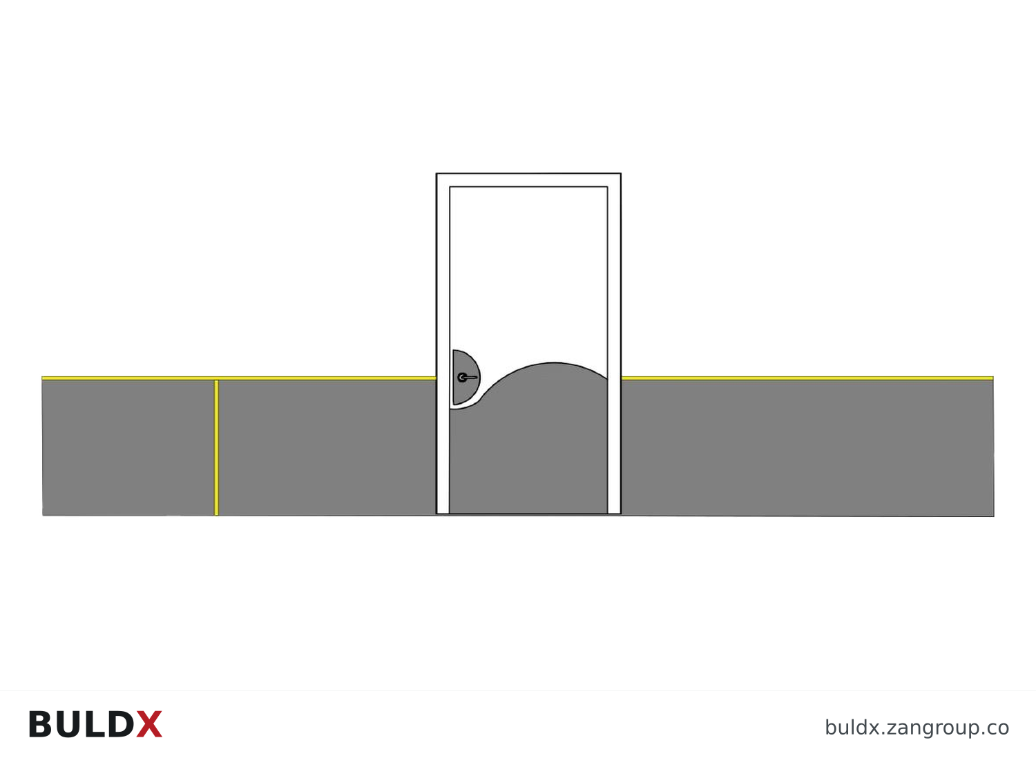 BULDX catalogue illustration of Door & Vinyl Protection Plates, code DOOR PLATE SERIES