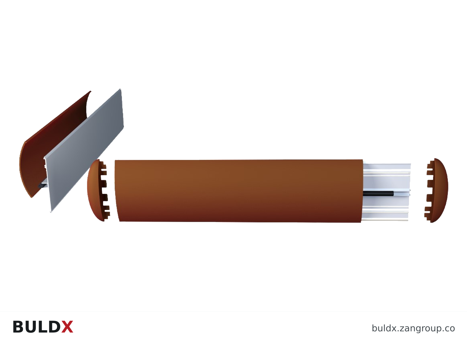BULDX catalogue illustration: Wide Crash Rail, code ZCR-200DK