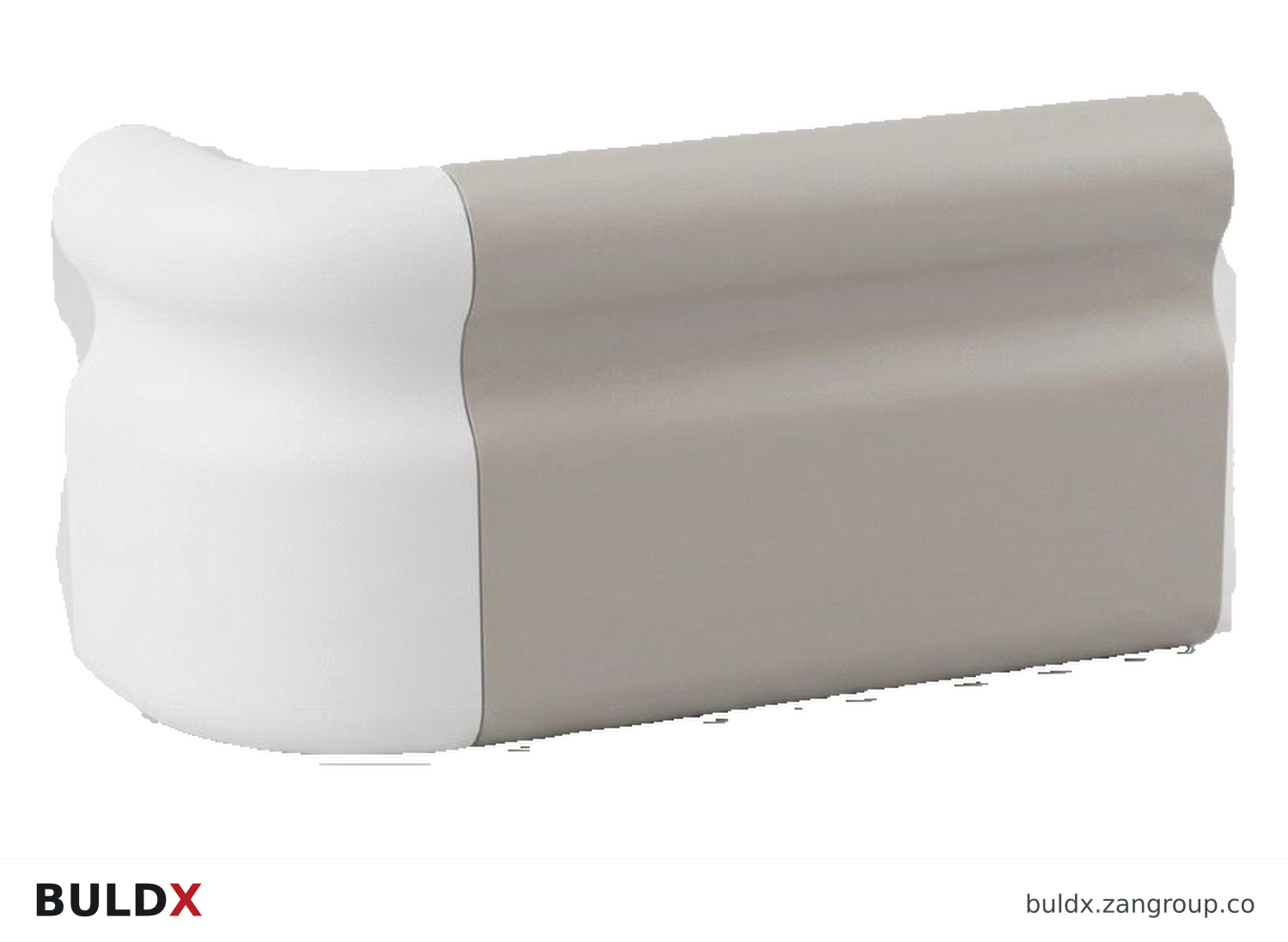 BULDX catalogue illustration: Heavy-Duty Handrail & Wall Guard, code ZHR-152DD