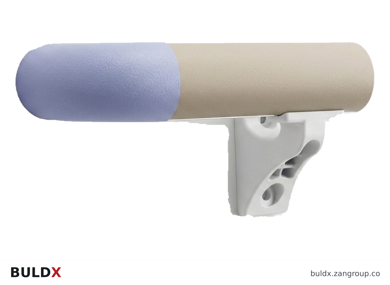 BULDX catalogue illustration of Circular Corridor Handrail, code ZHR-50KP